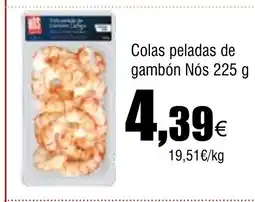 Cash FROIZ Colas peladas de gambón Nós oferta
