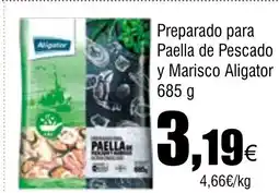 Cash FROIZ Preparado para Paella de Pescado y Marisco Aligator oferta