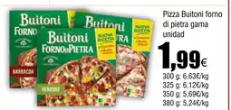 Cash FROIZ Pizza Buitoni forno di pietra gama unidad oferta