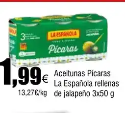 Cash FROIZ Aceitunas Pícaras La Española rellenas de jalapeño oferta