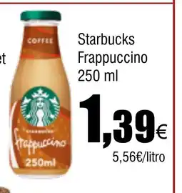 Cash FROIZ STARBUCKS Frappuccino oferta