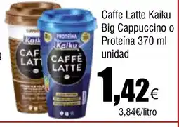 Cash FROIZ Caffe Latte Kaiku Big Cappuccino o Proteína oferta