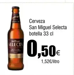 Cash FROIZ Cerveza San Miguel Selecta botella oferta