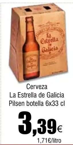 Cash FROIZ Cerveza La Estrella de Galicia Pilsen botella oferta