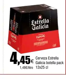 Cash FROIZ Cerveza Estrella Galicia botella pack oferta