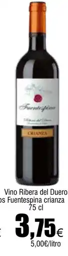 Cash FROIZ Vino Ribera del Duero Fuentespina crianza oferta