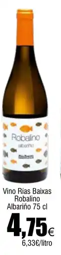 Cash FROIZ Vino Rías Baixas Robalino Albariño oferta