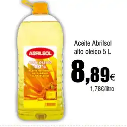 Cash FROIZ Aceite Abrilsol alto oleico oferta