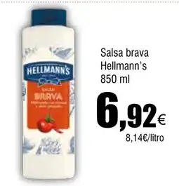 Cash FROIZ HELLMANN'S Salsa brava oferta