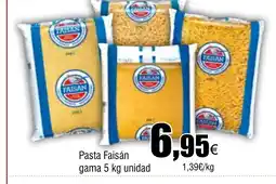 Cash FROIZ Pasta Faisán gama oferta