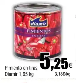 Cash FROIZ DIAMIR Pimiento en tiras oferta