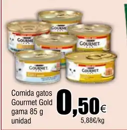 Cash FROIZ Comida gatos Gourmet Gold gama oferta