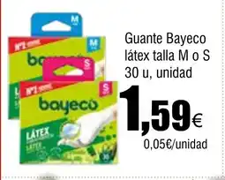 Cash FROIZ Guante Bayeco látex talla oferta
