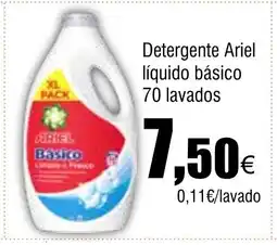 Cash FROIZ Detergente Ariel líquido básico 70 lavados oferta