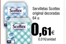 Cash FROIZ Servilletas Scottex original decoradas 64 u oferta