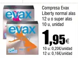 Cash FROIZ EVAX Compresa liberty normal alas oferta