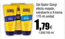 Cash FROIZ Gel fijador Giorgi efecto mojado, extrafuerte o X-trema oferta