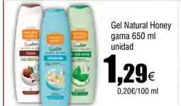 Cash FROIZ Gel Natural Honey gama oferta