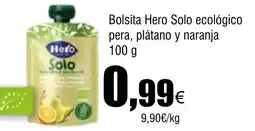 Cash FROIZ Bolsita Hero Solo ecológico pera, plátano y naranja oferta