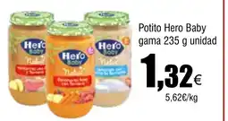 Cash FROIZ Potito Hero Baby gama oferta
