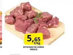 Supermercados MAS Estofado de cerdo fresco oferta