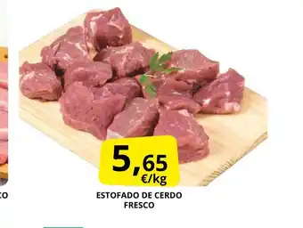 Supermercados MAS Estofado de cerdo fresco oferta