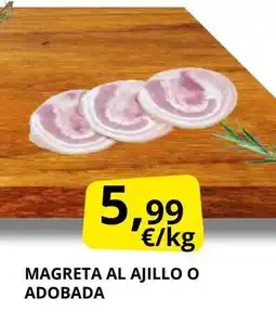 Supermercados MAS Magreta al ajillo o adobada oferta