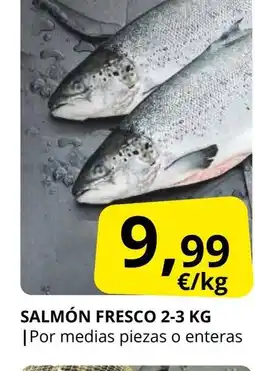 Supermercados MAS Salmón fresco oferta