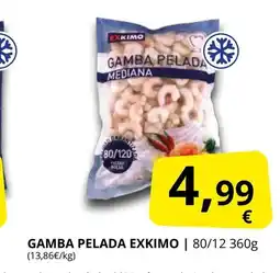 Supermercados MAS EXKIMO Gamba pelada oferta