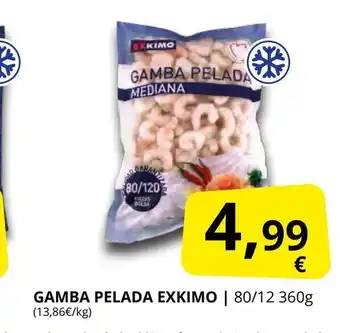 Supermercados MAS EXKIMO Gamba pelada oferta