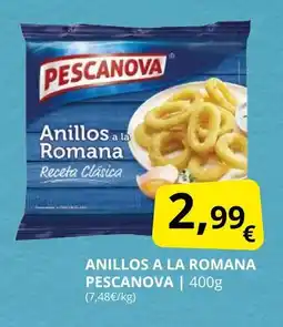Supermercados MAS PESCANOVA Anillos a la romana oferta