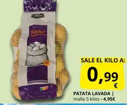 Supermercados MAS Patata lavada oferta