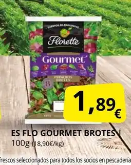 Supermercados MAS Es flo gourmet brotes oferta