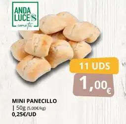 Supermercados MAS Mini panecillo oferta