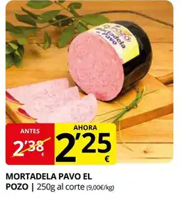 Supermercados MAS EL POZO Mortadela pavo oferta