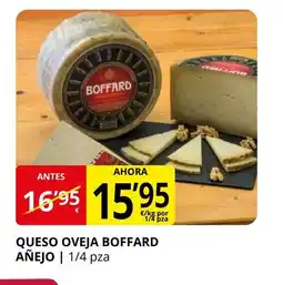 Supermercados MAS Queso oveja boffard añejo oferta