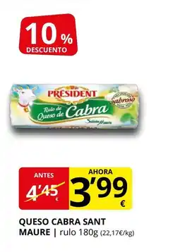 Supermercados MAS Queso cabra sant maure oferta