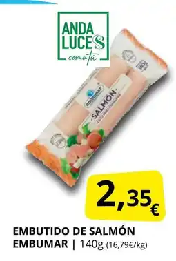Supermercados MAS EMBUMAR Embutido de salmón oferta