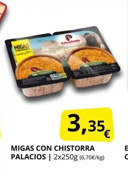 Supermercados MAS Migas con chistorra palacios oferta
