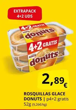 Supermercados MAS DONUTS Rosquillas glace oferta