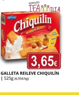 Supermercados MAS CHIQUILÍN Galleta reileve oferta