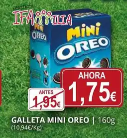 Supermercados MAS OREO Galleta mini oferta