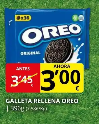 Supermercados MAS OREO Galleta rellena oferta