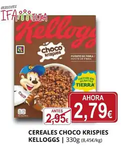 Supermercados MAS KELLOGG'S Cereales choco krispies oferta