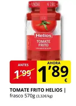 Supermercados MAS HELIOS Tomate frito oferta