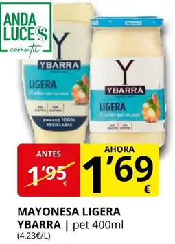 Supermercados MAS YBARRA Mayonesa ligera oferta