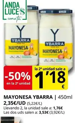 Supermercados MAS YBARRA Mayonesa oferta