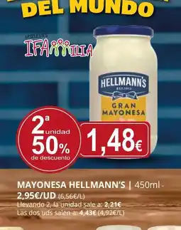 Supermercados MAS HELLMANN'S Mayonesa oferta