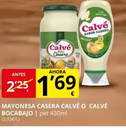 Supermercados MAS CALVÉ Mayonesa casera o bacabajo oferta