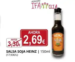 Supermercados MAS HEINZ Salsa soja oferta